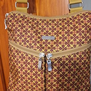 Baggallini Horizon Crossbody Floral Geo Print